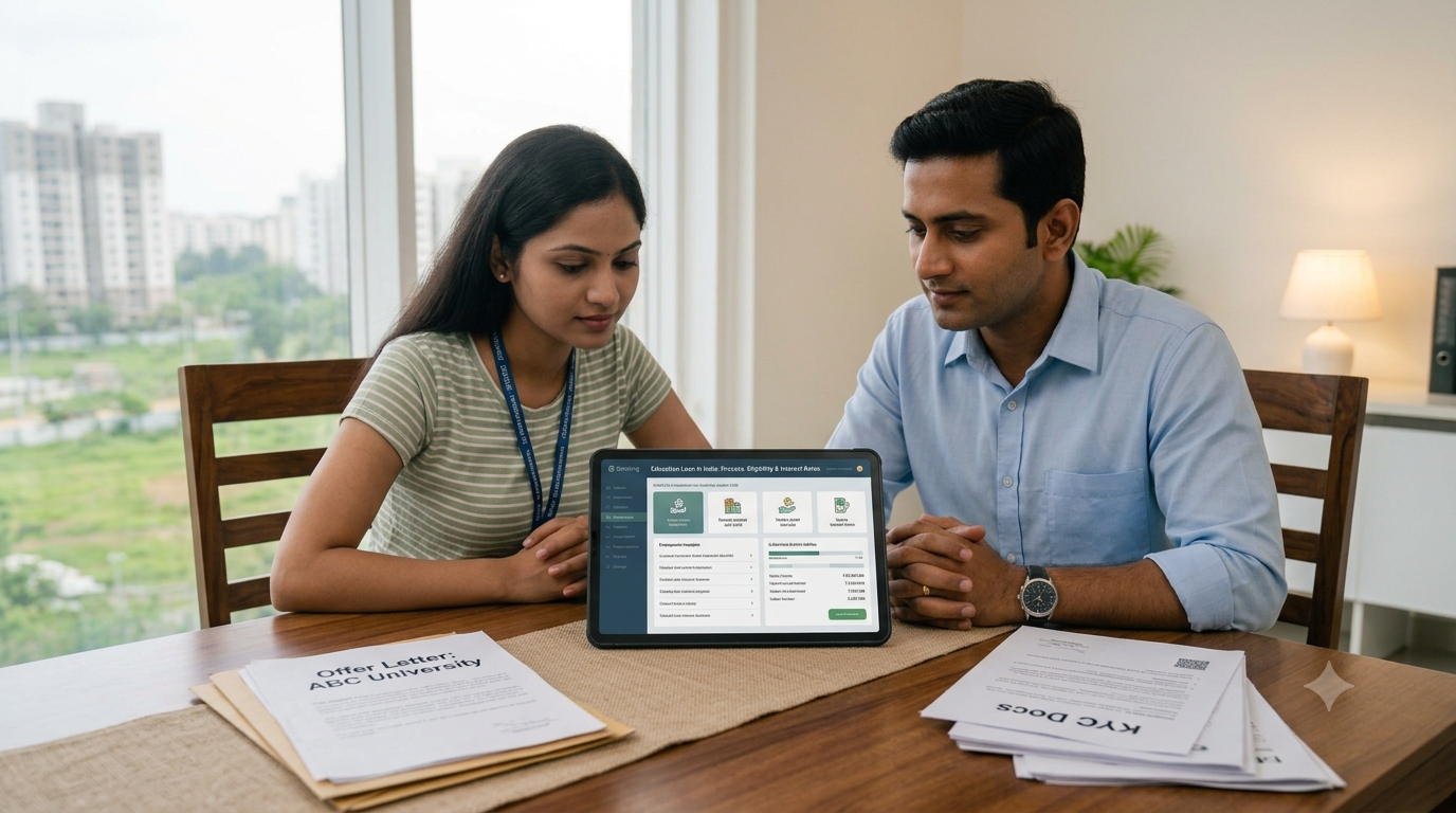 education loan process eligibility interest rate
